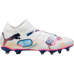 Puma Future 7 Match Vol.Up FG/AG 108074-01 Ποδοσφαιρικά Παπούτσια με Τάπες και Καλτσάκι Πολύχρωμα