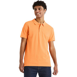 Celio Teone Ανδρική Μπλούζα Polo Κοντομάνικη Πορτοκαλί