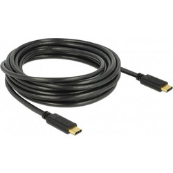 DeLOCK USB-C to USB-C 4m Black 83868