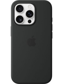 Apple Silicone MagSafe Back Cover Black (iPhone 16 Pro)