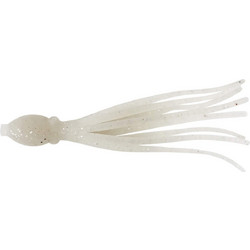 Nikko Octopus Super Taco Bait Τεχνητό Δόλωμα Φωσφοριζέ 9cm White Silver