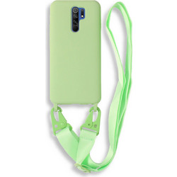 Bodycell Silicon Color Strap Back Cover Green (Xiaomi Redmi 9)