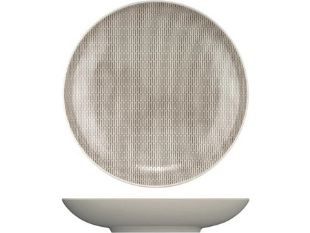 Bauscher Linea Gray Scope Πιάτο Βαθύ Πορσελάνης 24cm 30405036
