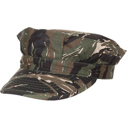 MFH Tiger Stripe Ανδρικό Καπέλο Jockey Υφασμάτινο Χακί 10233C