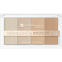 Bell Hypoallergenic Bronzer & Highlighter Palette 20gr