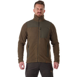 Northfinder Ανδρική Ζακέτα Fleece με Φερμουάρ Καφέ MI-3745AD-373