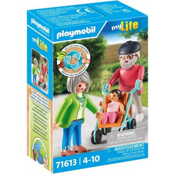Playmobil My Life Παππούς & Γιαγιά με Μωρό για 4-10 Ετών 71613