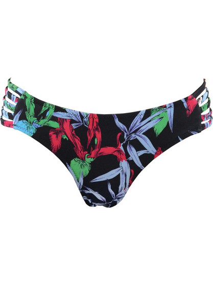 Rock Club Bikini Slip Μαύρο Πολύχρωμο BP-3086