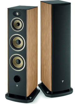 Focal Aria Evo X No4 Ζεύγος Ηχείων Hi-Fi Δαπέδου 350W 3 Δρόμων Prime Walnut