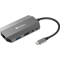 Sandberg Travel USB-C Docking Station με HDMI PD Ethernet