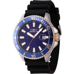 Invicta Pro Diver Ανδρικό Ρολόι με Μαύρο Καουτσούκ Λουράκι 46133
