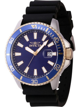 Invicta Pro Diver Ανδρικό Ρολόι με Μαύρο Καουτσούκ Λουράκι 46133