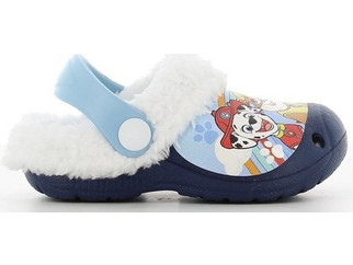 Nickelodeon Paw Patrol Χειμερινές Παιδικές Παντόφλες για Αγόρια με Γούνα Navy Μπλε PW009460
