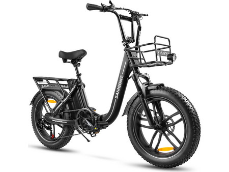 Samebike C05 Pro Σπαστό Ηλεκτρικό Ποδήλατο Πόλης 20" 500W με 7 Ταχύτητες και Δισκόφρενα Μαύρο