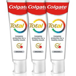 Colgate Total Original Οδοντόκρεμα για Ευαίσθητα Δόντια κατά της Ουλίτιδας & της Πλάκας 3x75ml