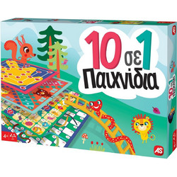 Clementoni 10 σε 1 Παιχνίδια Επιτραπέζιο Παιχνίδι για Παιδιά 4+ Ετών για 1+ Παίκτες
