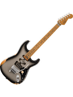 EVH Frankenstein Relic Maple Ηλεκτρική Κιθάρα ST Style με H Μαγνήτες και Ταστιέρα Maple Silverburst