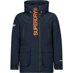 Superdry Windbreaker Hooded Ultimate Jacket Ανδρικό Μπουφάν Χειμωνιάτικο Παρκά Αντιανεμικό Navy Μπλε M5011922A-98T