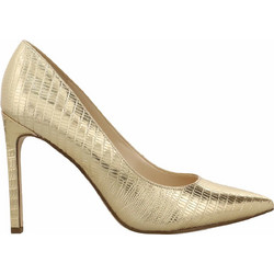 Nine West TATIANA Γόβες Δερμάτινες με Τακούνι Στιλέτο Χρυσές TX-707