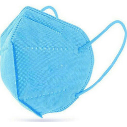 Barbeador MAX-02D FFP2 Filtering Half Mask Παιδική Γαλάζια 20τμχ