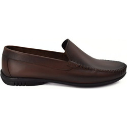Hawkins Ανδρικά Μοκασίνια Loafers Δερμάτινα Καφέ Υ-100