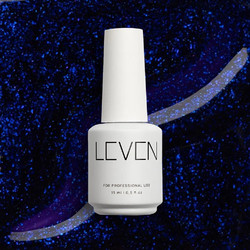 Leven 285 Lapis Lazuli Glitter Ημιμόνιμο Βερνίκι Νυχιών 15ml