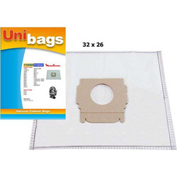 Unibags 1160 Σακούλες Σκούπας 5τμχ Συμβατές με Σκούπα Moulinex