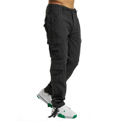 Brandit Ανδρικό Παντελόνι Cargo Joggers Κανονική Εφαρμογή Ανθρακί BD1016.5