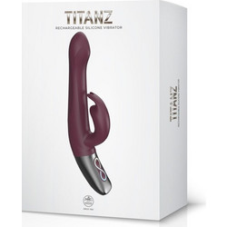 NMC Titanz 8.5" Rabbit Vibrator Δονητής Rabbit 21.5cm Μωβ