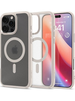 Spigen Ultra Hybrid MagFit Back Cover Frost Natural Titanium (iPhone 16 Pro)