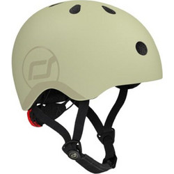 Scoot & Ride Κράνος Ποδηλάτου Πόλης με Led Olive