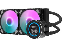 Darkflash D240D Black Υδρόψυξη CPU 120mm RGB για Socket 115x / 1200 / 1700 / AM3 / AM3+ / AM4 / AM5