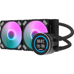 Darkflash D240D Black Υδρόψυξη CPU 120mm RGB για Socket 115x / 1200 / 1700 / AM3 / AM3+ / AM4 / AM5