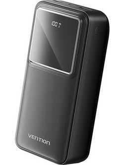 Vention FHMB0 Power Bank 30000mAh 22.5W με Θύρα USB-A & Θύρα USB-C Black