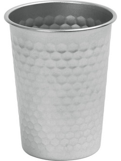Espiel Σετ Ποτήρια Νερού Μεταλλικά Snow Grey Ασημί 400ml 6τμχ 400MLSS