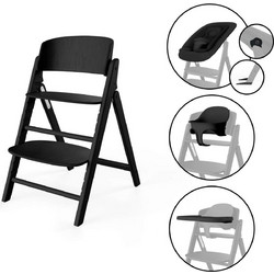 Cybex Click & Fold 4 in 1 Αναδιπλούμενο Καρεκλάκι Φαγητού Ξύλινο Μαύρο