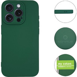 Sonique My Colors Silicone Back Cover Green (iPhone 15 Pro)