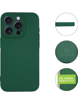 Sonique My Colors Silicone Back Cover Green (iPhone 15 Pro)