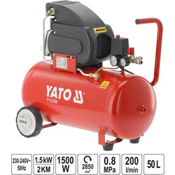 Yato YT-23305 Κομπρεσέρ Αέρος Ρεύματος 50lt 2hp