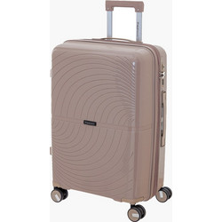 Bartuggi 725-35.60 Βαλίτσα Μεσαία 66x43x26cm με 4 Ρόδες Χρυσή