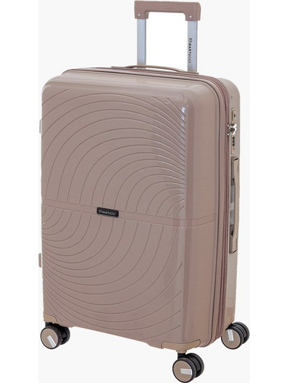 Bartuggi 725-35.60 Βαλίτσα Μεσαία 66x43x26cm με 4 Ρόδες Χρυσή