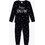 Minerva Παιδική Πιτζάμα Fleece Χειμωνιάτικη Μαύρη 90-62297-123