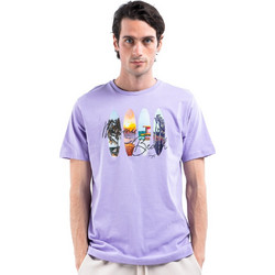 Target Single Jersey Μωβ Ανδρικό Αθλητικό T-Shirt Μωβ S24-56200-48