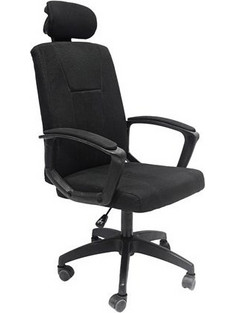 HomeMarkt Nimble Καρέκλα Γραφείου με Προσκέφαλο Μαύρη HM1199.11