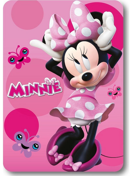 Dimcol Minnie 19 Κουβέρτα Κούνιας Fleece 100x140 Φούξια