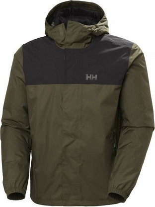 Helly Hansen Ανδρικό Μπουφάν Χειμωνιάτικο Softshell Αδιάβροχο Αντιανεμικό Χακί 54269-431