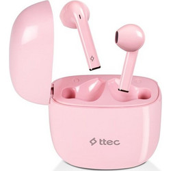 Ttec AirBeat Go Ακουστικά Bluetooth Earbud Ανθεκτικά στο Νερό Pink