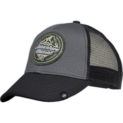 Pentagon Ανδρικό Καπέλο Jockey με Δίχτυ Snapback Υφασμάτινο Ανθρακί Μαύρο K13048-AM-08WG