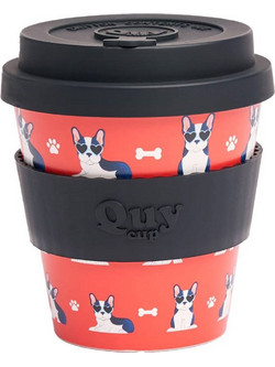 Quy Cup Ποτήρι Καφέ Πλαστικό Api Κόκκινο 250ml RPETBAMB25-1007