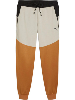 Puma Ανδρικό Παντελόνι Φόρμας Fleece με Λάστιχο Πολύχρωμο 624383-64
